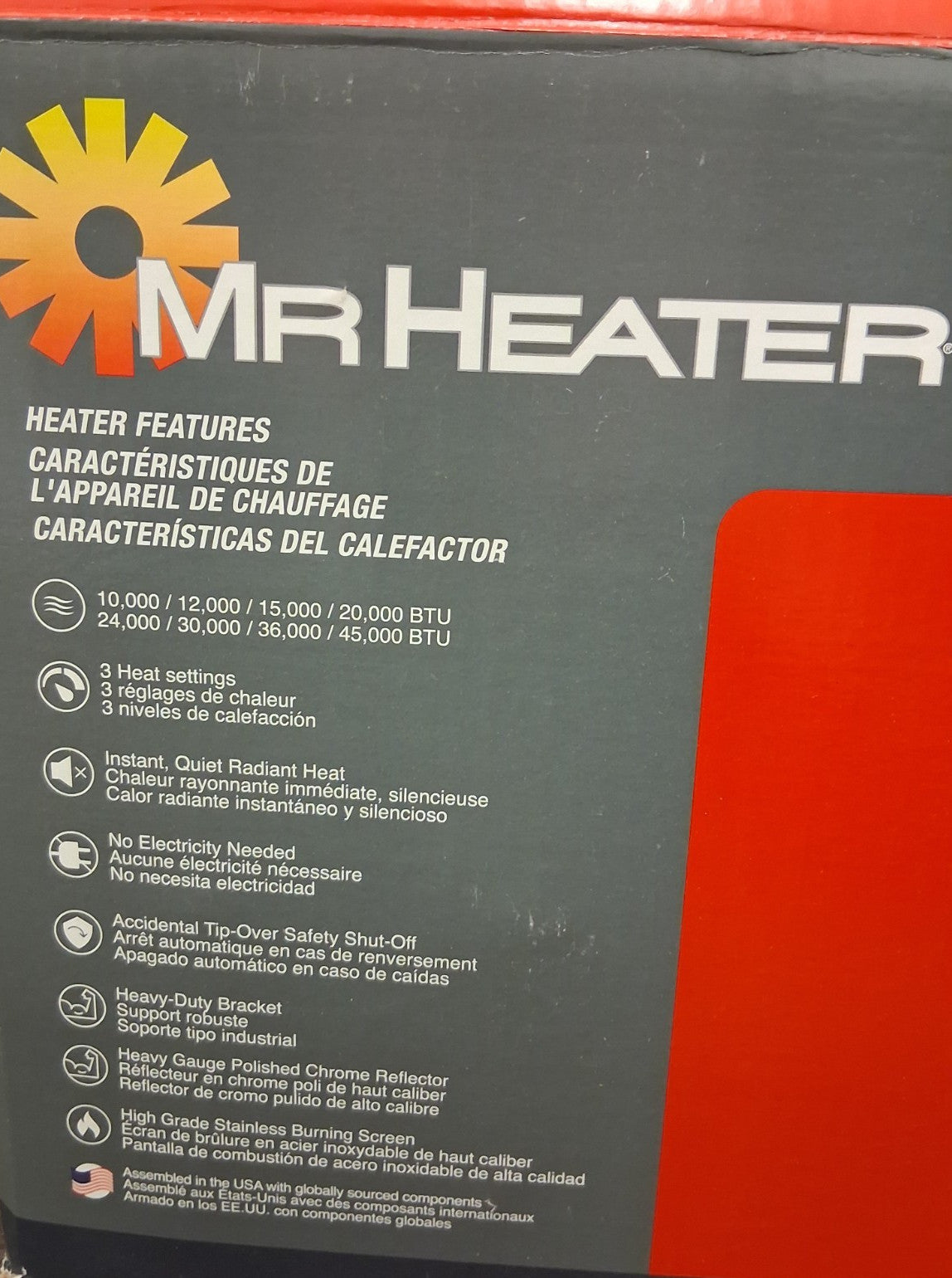 HeatStar Propane Triple Burner Tank Top Radiant Heater F242915