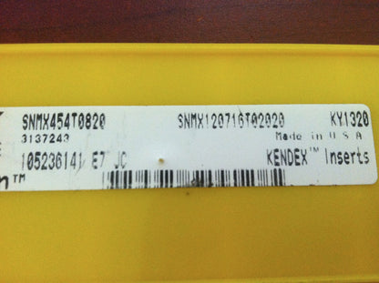 Kennametal Kendex Turning Inserts SNMX120716T02020 KY1320 Qty. 10 3137243