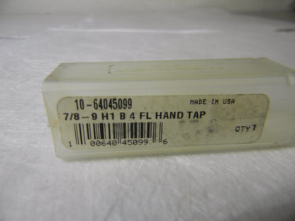 Pro-Grade HSS Straight Flute STD Tap 7/8"-9 UNC 4Fl RH 4-11/16" OAL 64