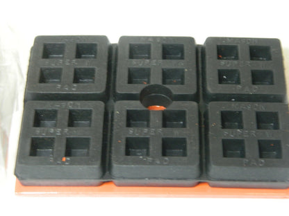 Mason Machinery Leveling Pad &amp; Mat 6"x4"x1" Neoprene &amp; St