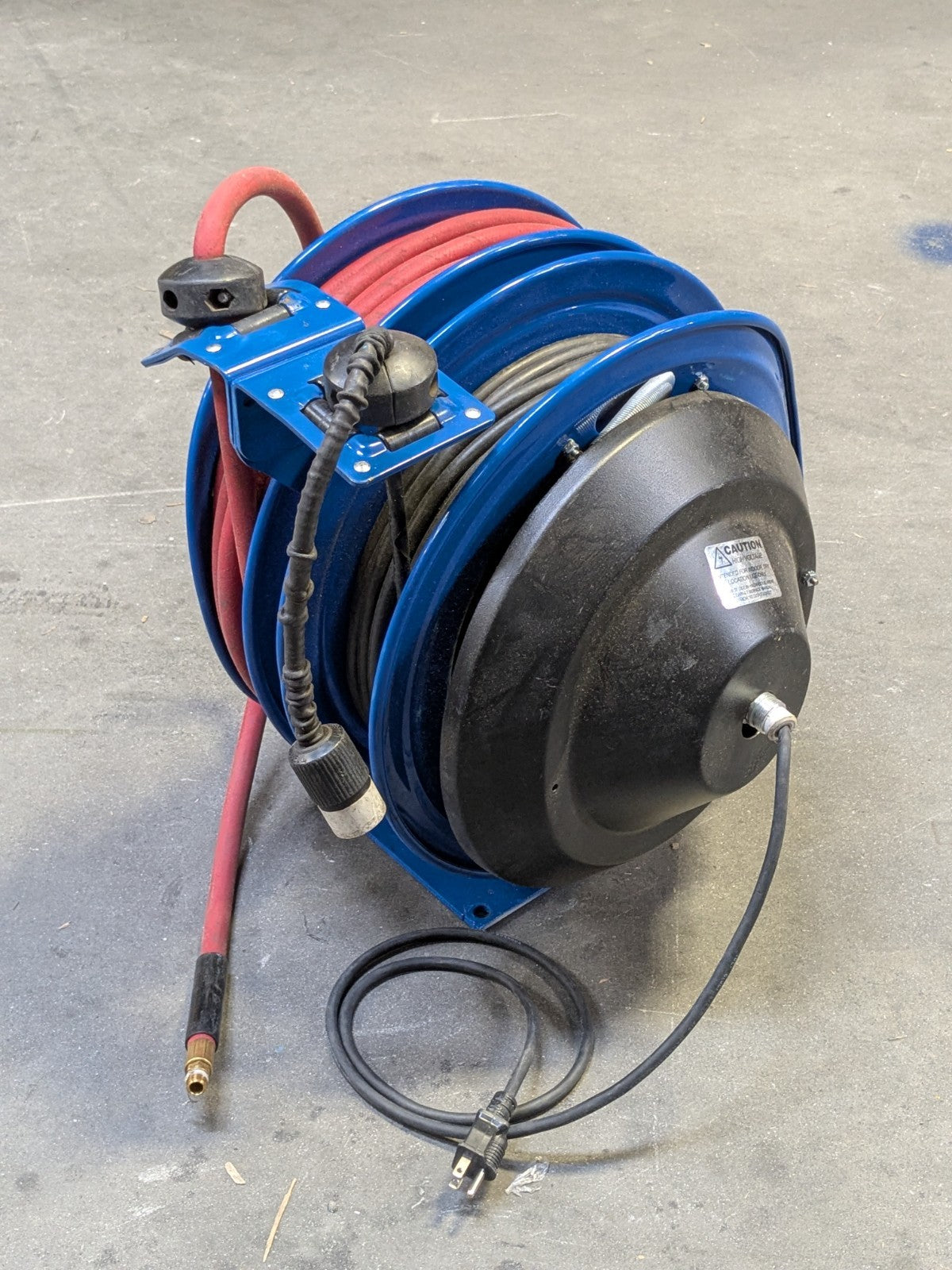 CoxReels Spring Return Combo Air Hose / Power Cord Reel 50 FT. Parts / Repair