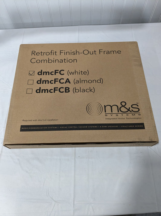 M&S Systems Combination Retrofit Mounting Frame, White DMCFC