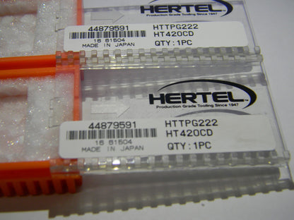 Hertel Polycrystalline Diamond Turning Inserts  HT-TPG222 HT420CD Qty 2 44879591