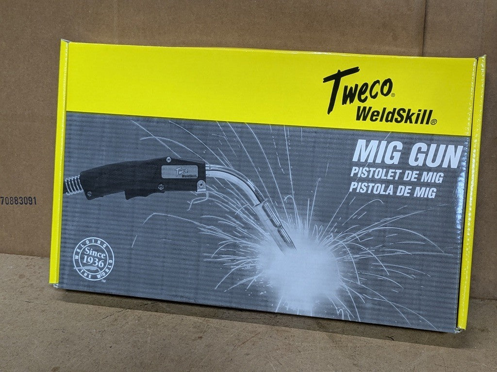 Tweco WeldSkill Air-Cooled MIG Welding Gun 250 Amp 15 Ft. Cable WM250M154045