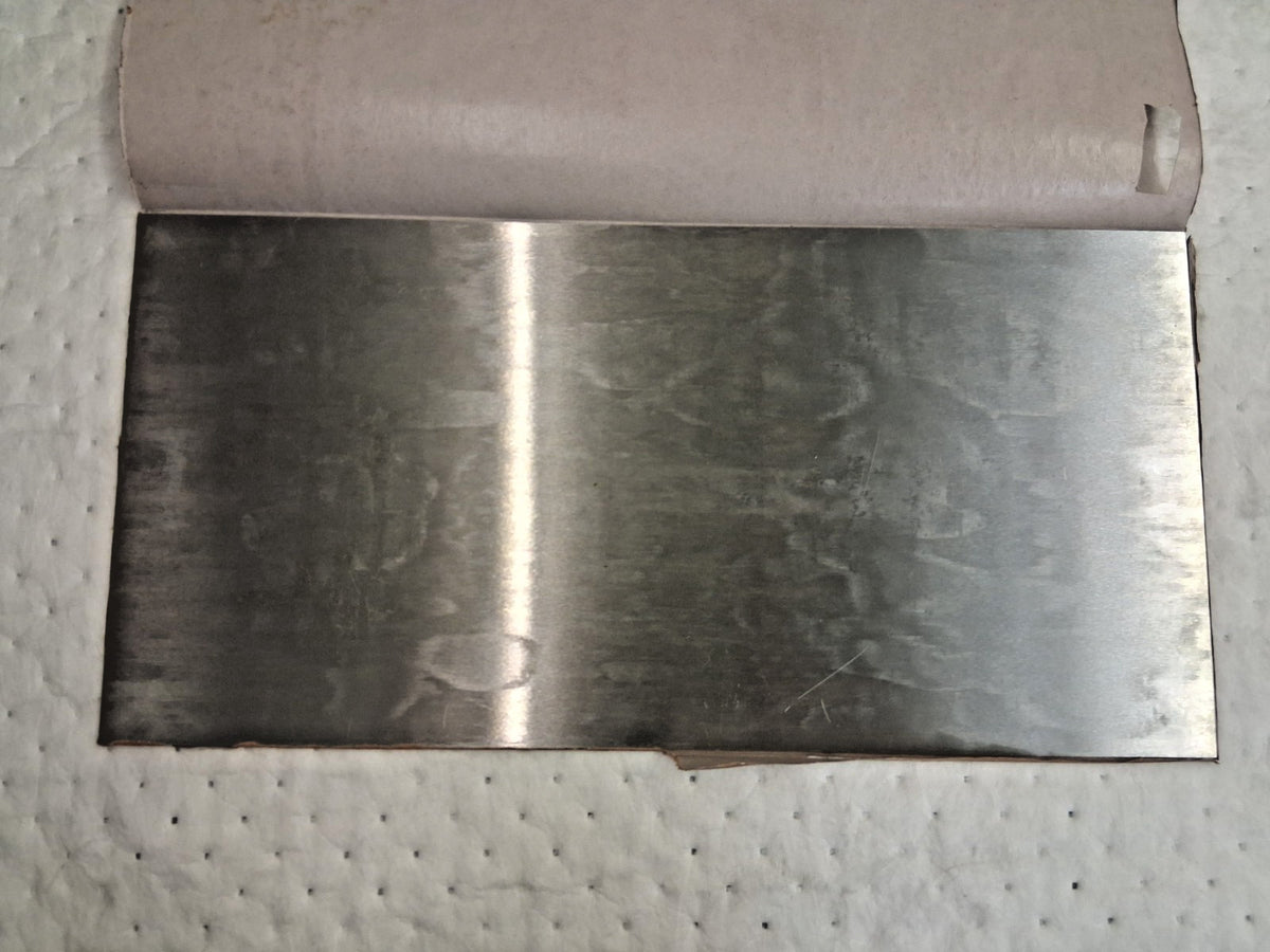 Starrett Low Carbon Steel Flat Stock 24 x 12 x 1/8" 54907