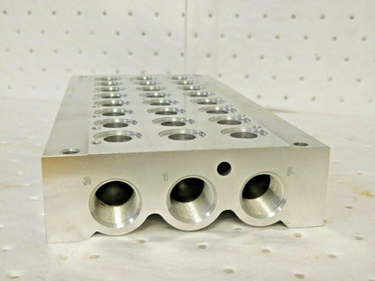 Jupiter Pneumatics Manifold 3/8" Inlet x 1/2" Outlet 8 Ports 703800081
