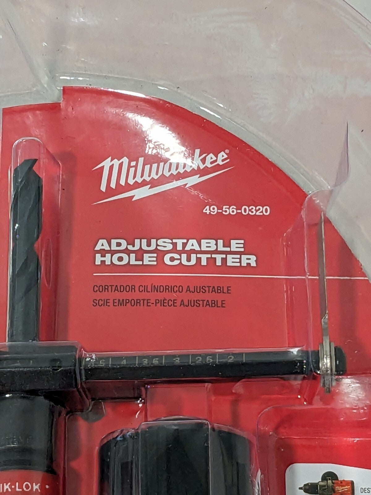 Milwaukee Circle Cutter Tool 2 to 7" Cutting Diam, 1" Cutting Depth 49