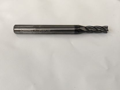 SUPERMILL Square End Mill: 13/64" Dia, 5/8" LOC, 4 Fl Solid Carbide SAP203A