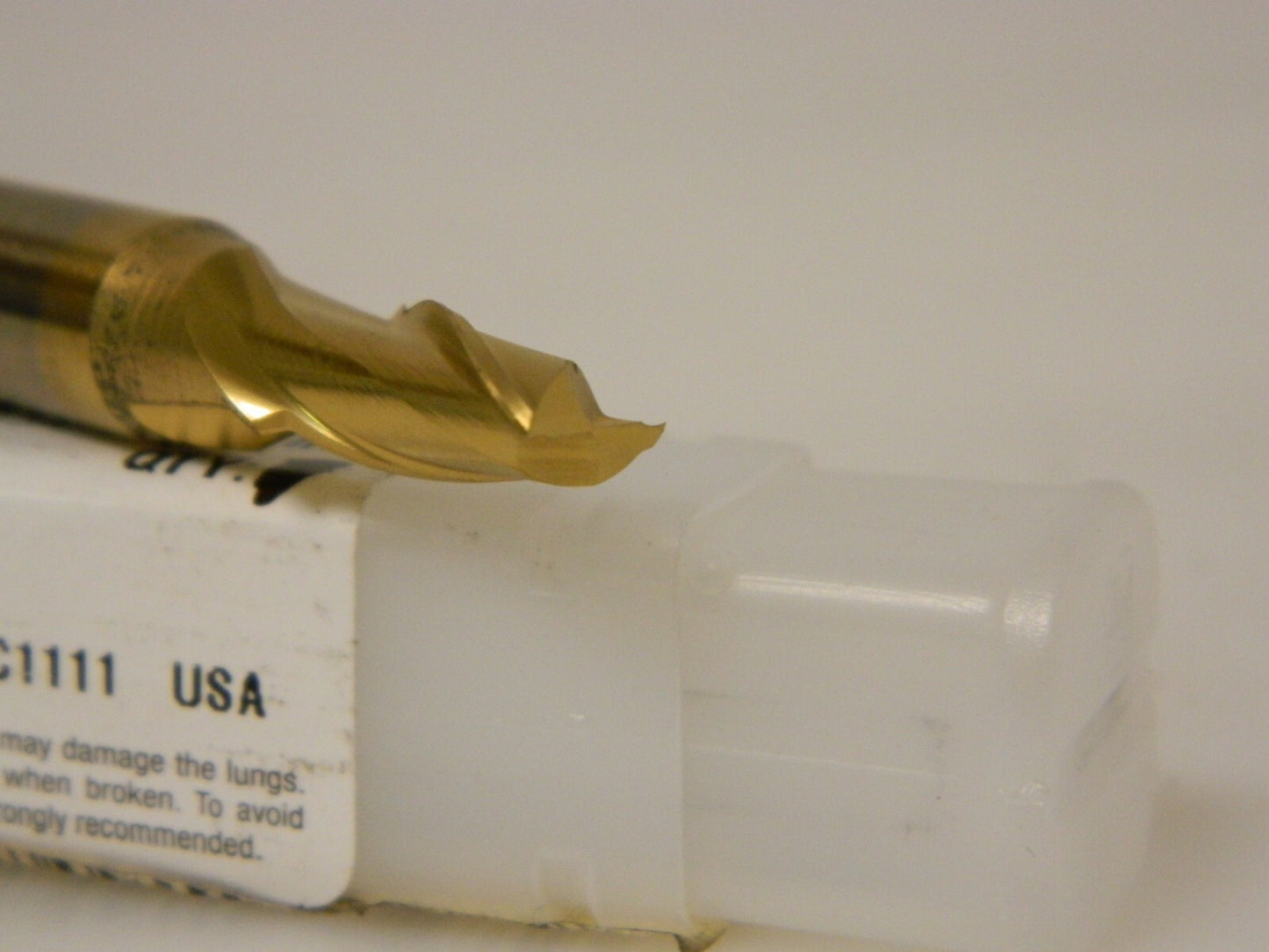 Cleveland Single Square End Mill 17/64" X 9/16" TiN Cobalt 2FL Qty 2 C32506