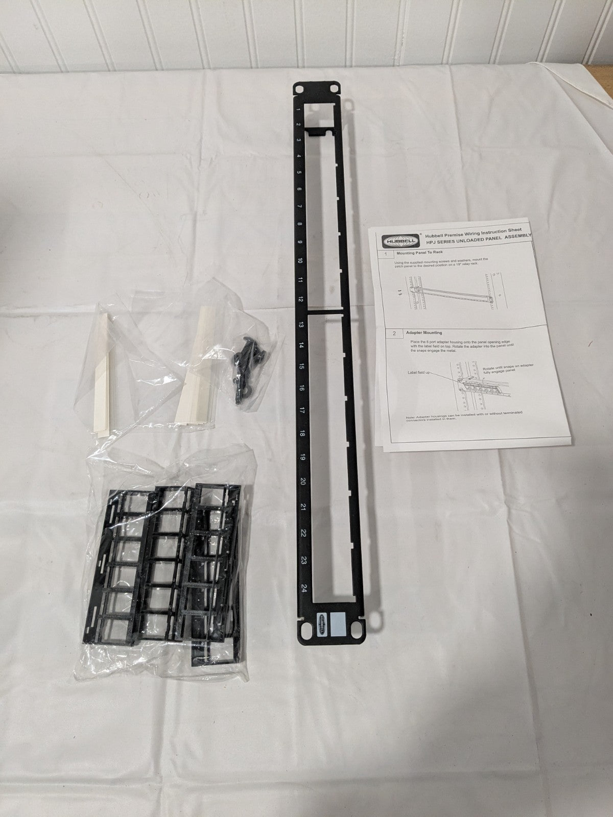 Hubbell Udx-series Shielded Patch Panel 24 Port 1 Rack Units 1.75in. H HPJ24