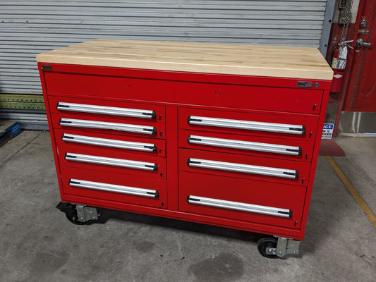 Vidmar Industrial Work Center 10 Drawer Roller Cabinet Tool Box Parts / Repair