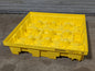 Justrite 4-Drum Plastic Spill Control Pallet w/ Drain 5000 lb Cap MISSING GRATES
