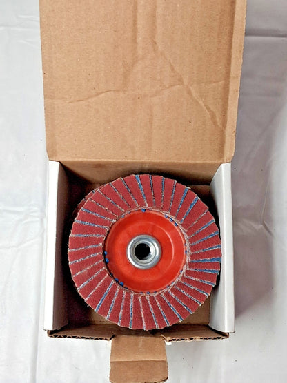 Norton Ceramic Alumina Flap Disc 4-1/2" Dia Type 27 QTY5 63642536148