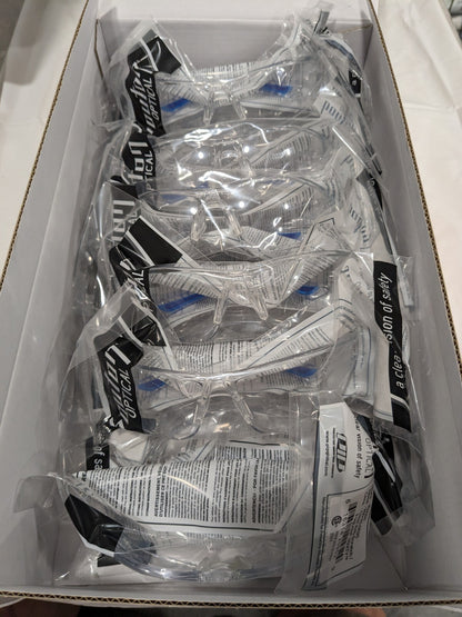 BOUTON Safety Glasses: Anti-Fog & Scratch-Resistant Qty 12 250-32-0520