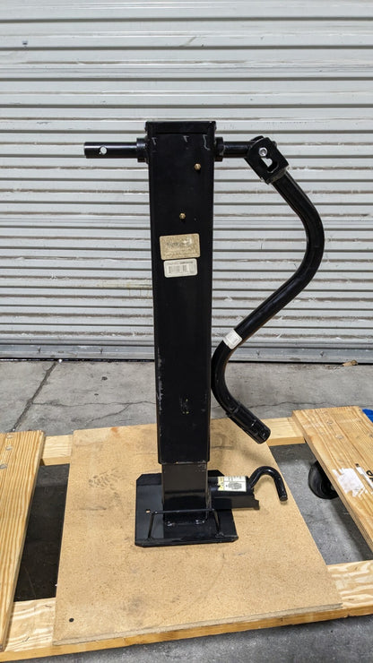 Square Sidewind Trailer Jack 12k Lb Load Capacity 31 to 57" Service Height