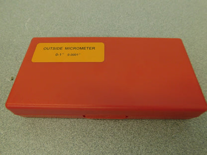 SPI Mechanical Outside Micrometer 0-1" Range .0001" Graduation 13-791-