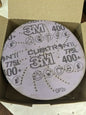 3M Hook & Loop Disc: 5" Disc Dia, 400 Grit, Non-Woven, Ceramic 7100145404