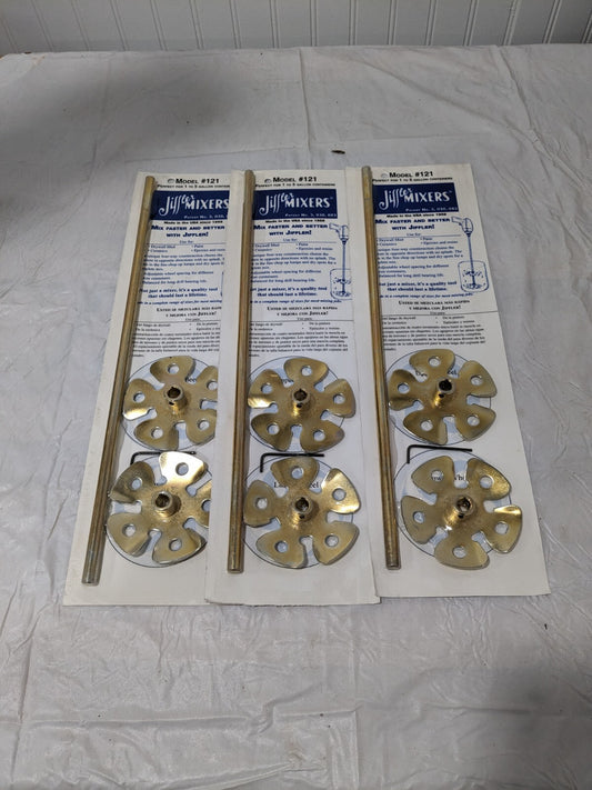 Jiffler Mixer 3-1/2" Qty 3 No. 121