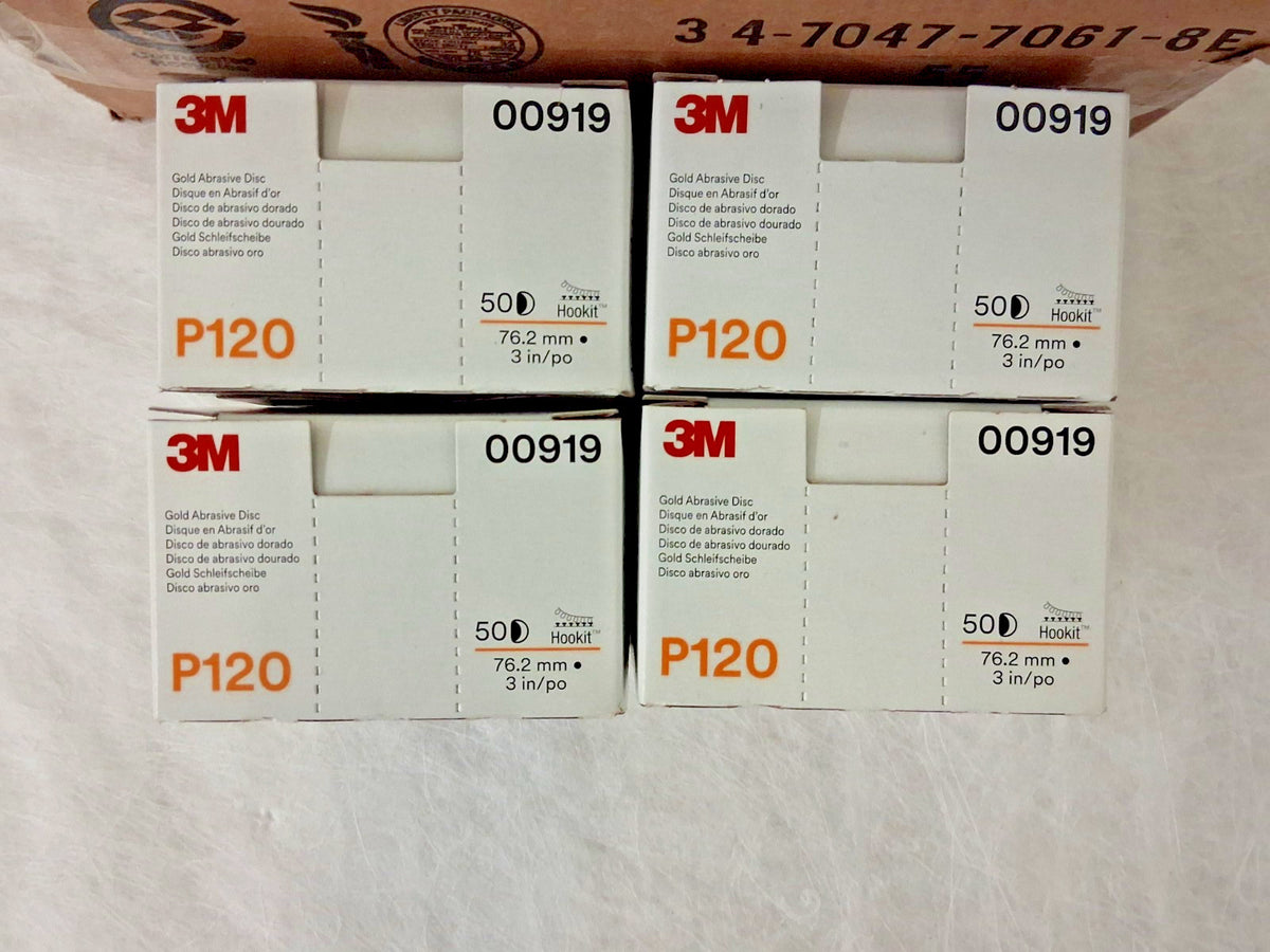 3M Hookit Gold Discs QTY200 00919