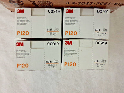 3M Hookit Gold Discs QTY200 00919