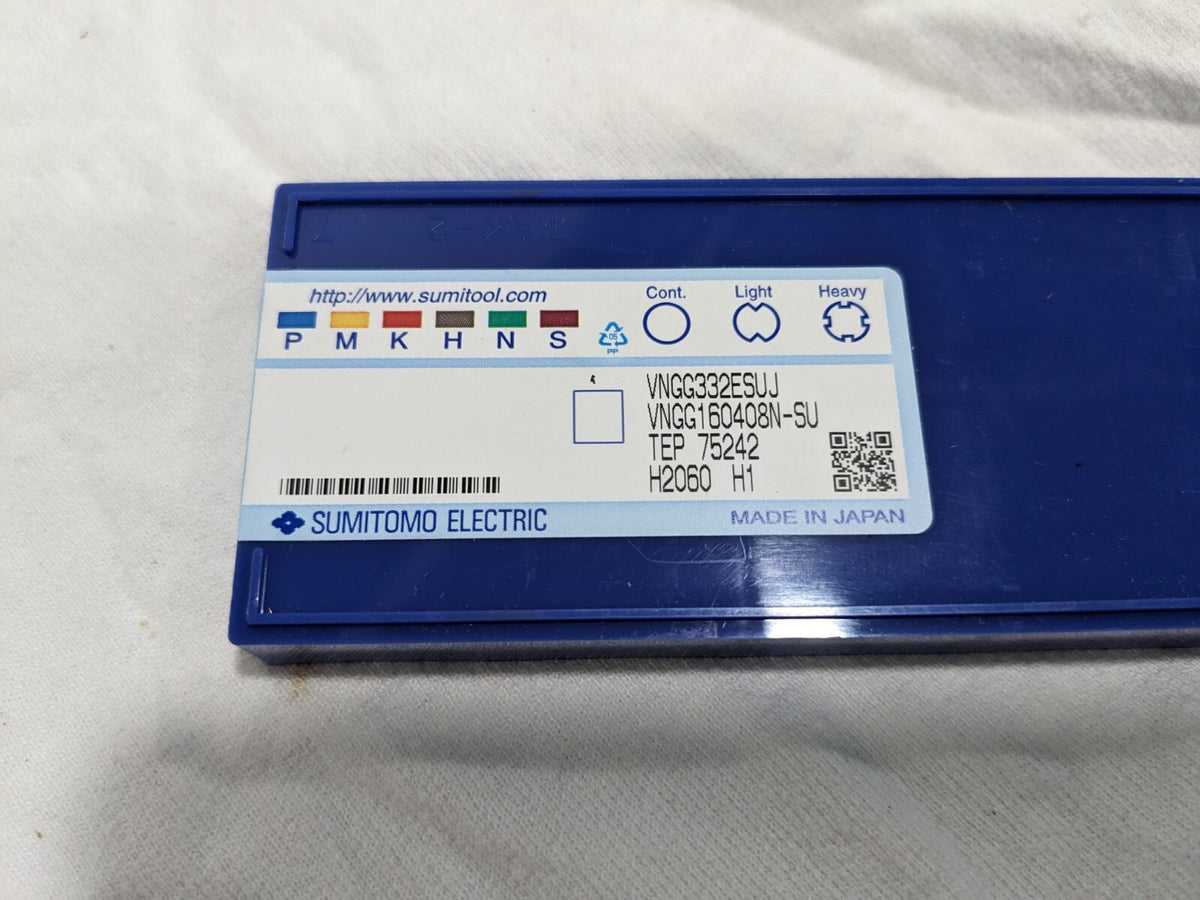 SUMITOMO Turning Insert: VNGG332ESUJ H1, Carbide 1033W3V