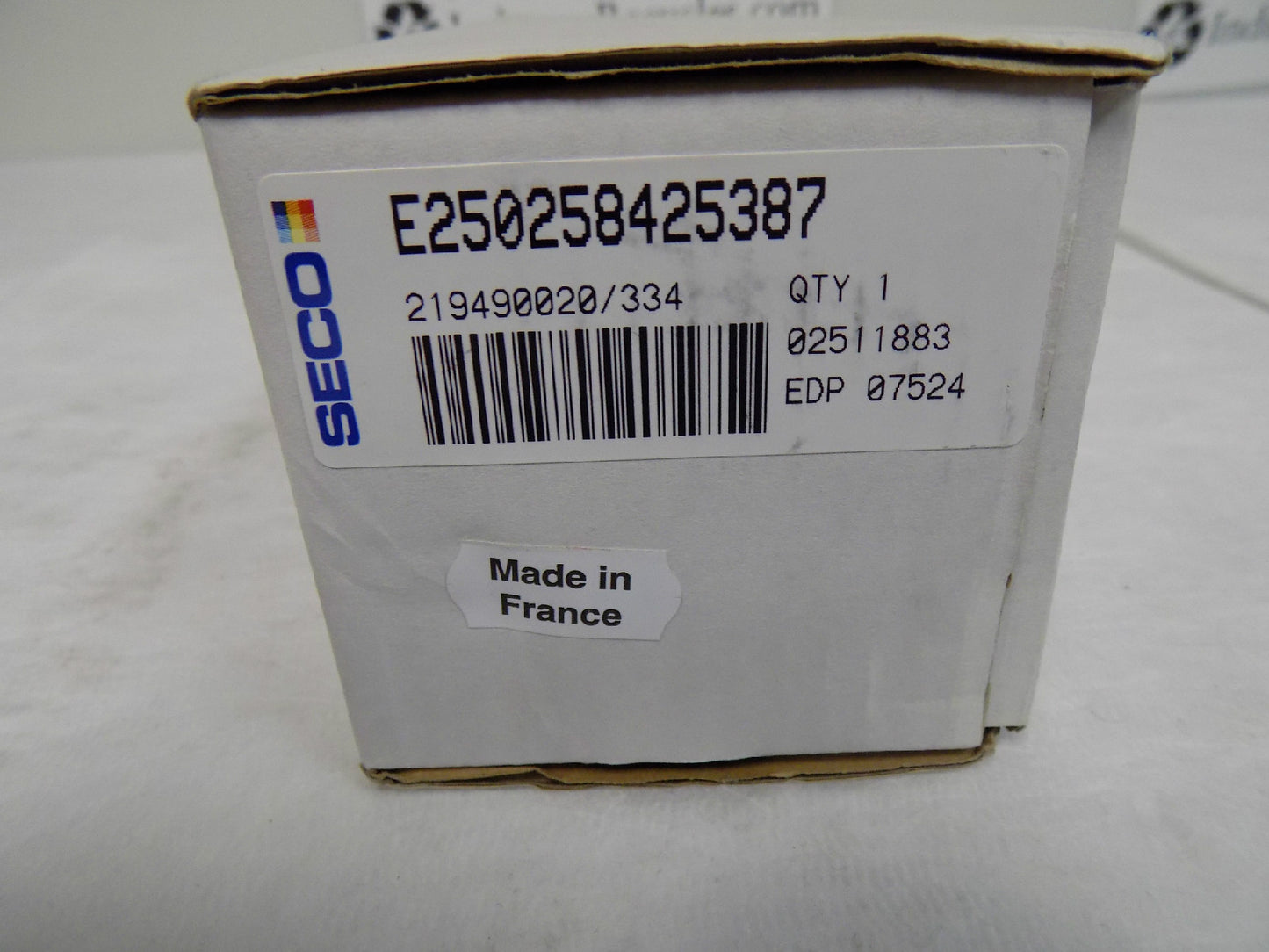 Seco CAT40 2.5" x 3.87" C10 EPB Holder Solid Weldon Flat E250258425387