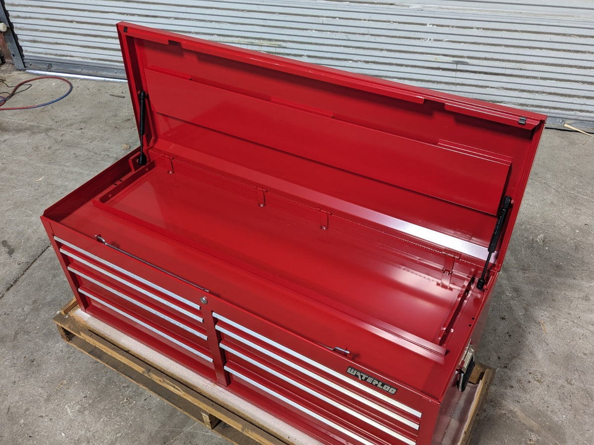 Waterloo Top Chest Tool Box 8-Drawer 52" W x 18" D 20" H Steel Re