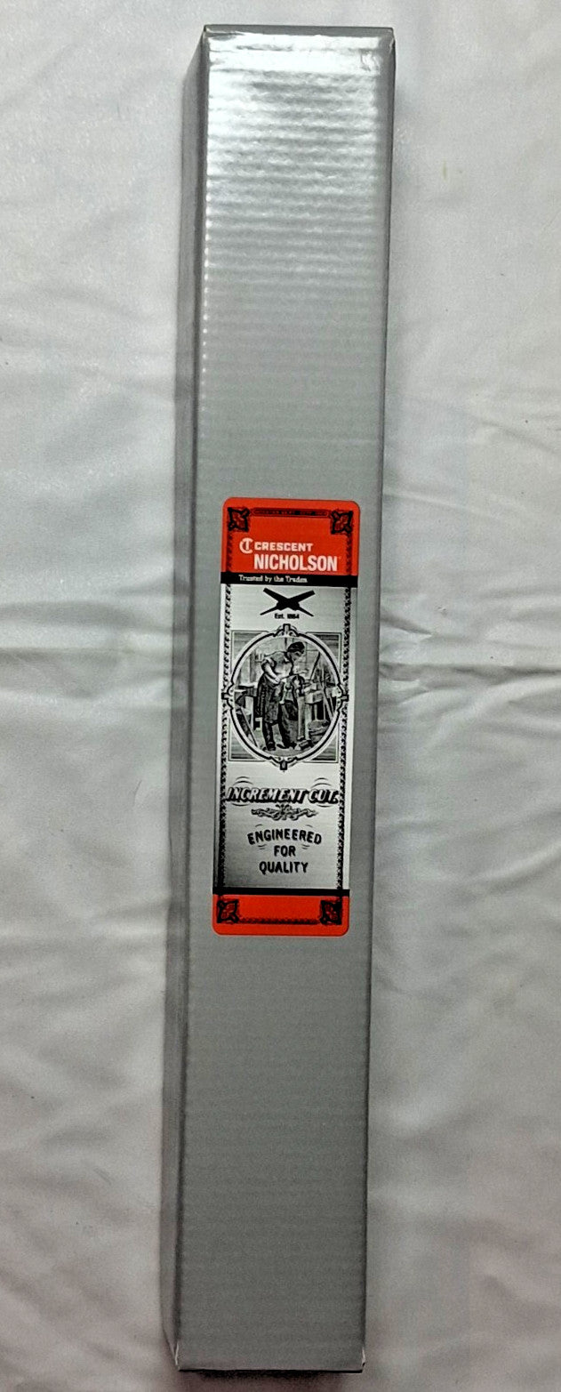 Crescent Nicholson Machinist Hand Files Double Cut Safe Edge 10" QTY6 05968N