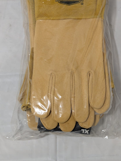 Ironcat Premium Top Grain Pigskin Leather MIG Welder's Glove 6 Pairs Sz XL
