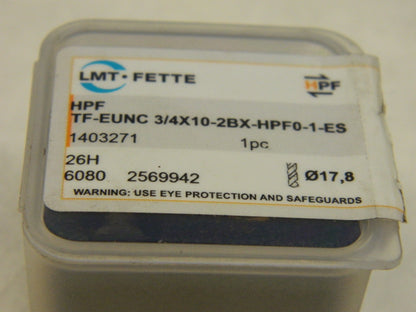 LMT 3/4", 10 TPI, Carbide Replaceable Tip Thread Forming Tap Insert 1403271