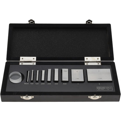 SPI Gage Block Set 9 Blocks 1 Flat 0.0625 to 2'' Range Grade AS-1 11-3