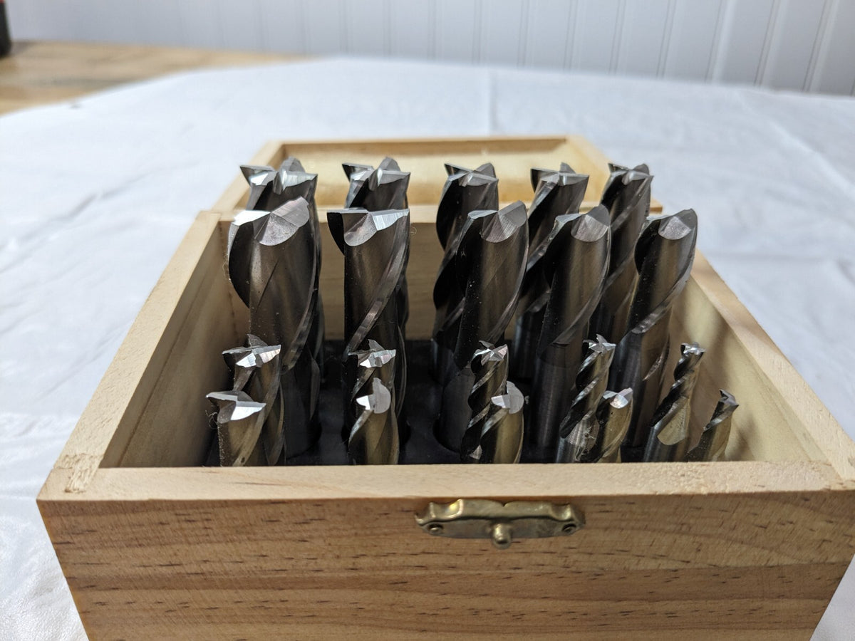 End Mill Set: Square End broken box 320-1000