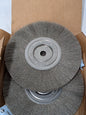 Weiler Wheel Brush: 8" Wheel Dia, 1/2" Face Width, 0.0060" Wire D