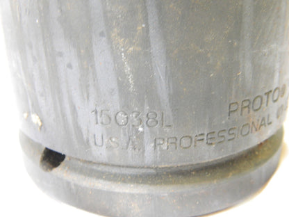 PROTO Impact Socket 2-3/8", 1-1/2" Drive , 5-7/8" OAL J15038L SURFACE RUST
