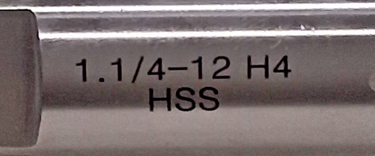 Drill America Plug Tap 1-1/4"-12 UNF HSS DWT55001