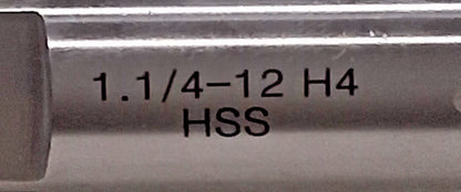 Drill America Plug Tap 1-1/4"-12 UNF HSS DWT55001