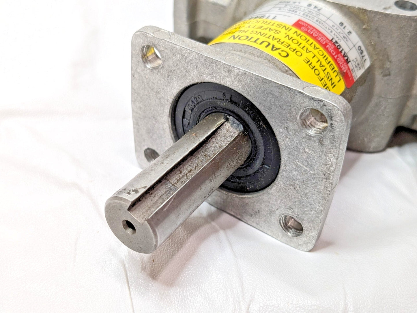 Boston Gear 2-Way Shaft Spiral Bevel Gear Drive 1:1 2.19 Input HP RA1021