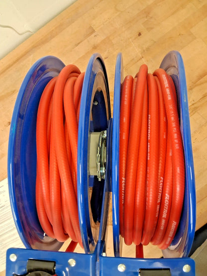 COXREELS Hose Reel With Hose 50ft Long 3/8" ID Hose C-LP-350-350