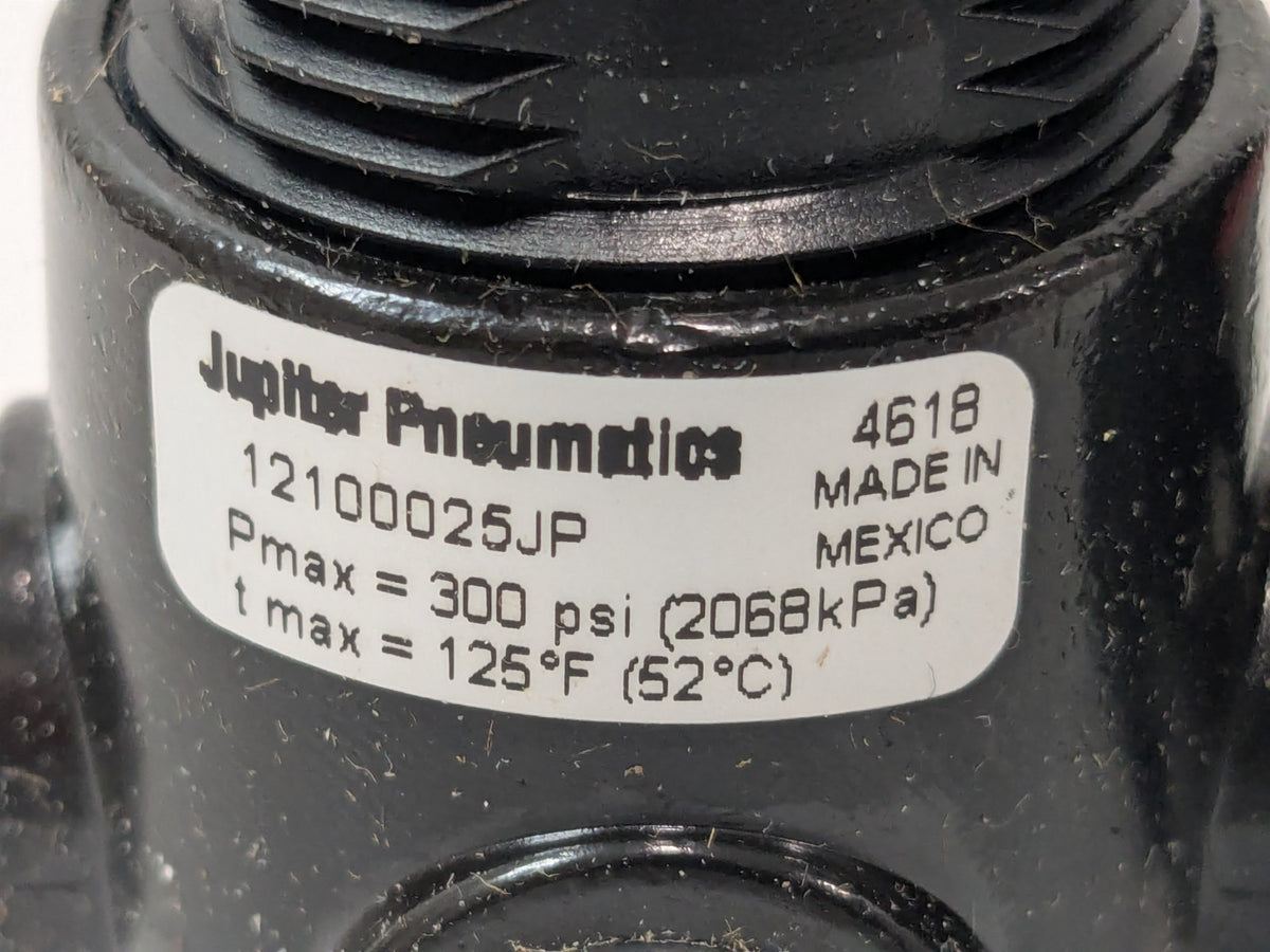 Jupiter Pneumatics Miniature Regulator 1/4" 5-125PSI NO GAUGE 12100025JP