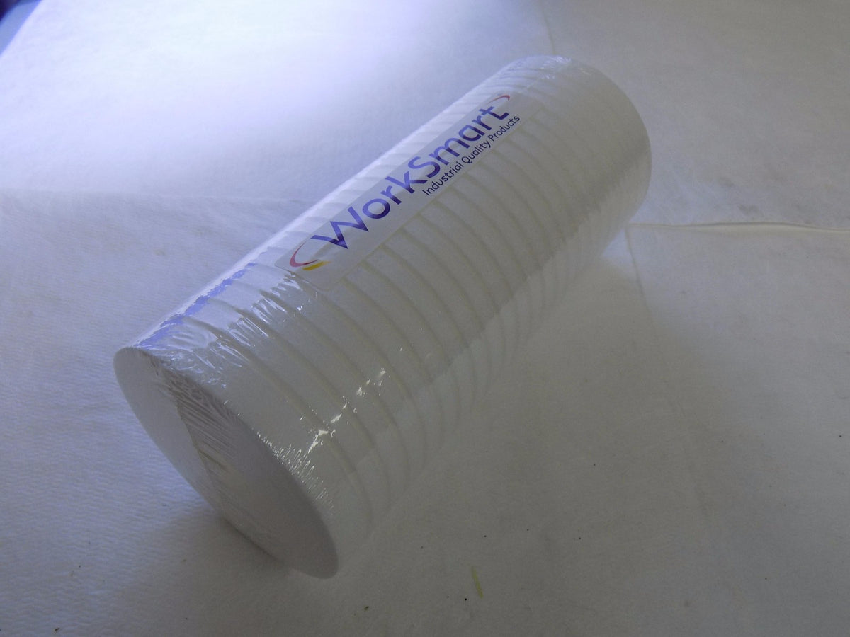 WorkSmart 25 Micron Polypropylene Cartridge Filter 4-3/8"OD x 9-7/8" W