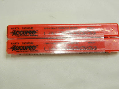 ACCUPRO Jobber Length Drill Bit: 0.277" Dia, 130 °, Cobalt Qty 2 05599394