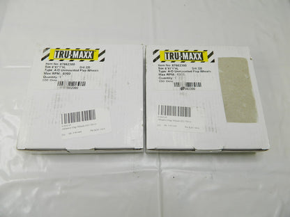 TRU-MAXX 6 x 1" 320 Grit Aluminum Oxide Unmounted Flap Wheel Qty 2 87662300
