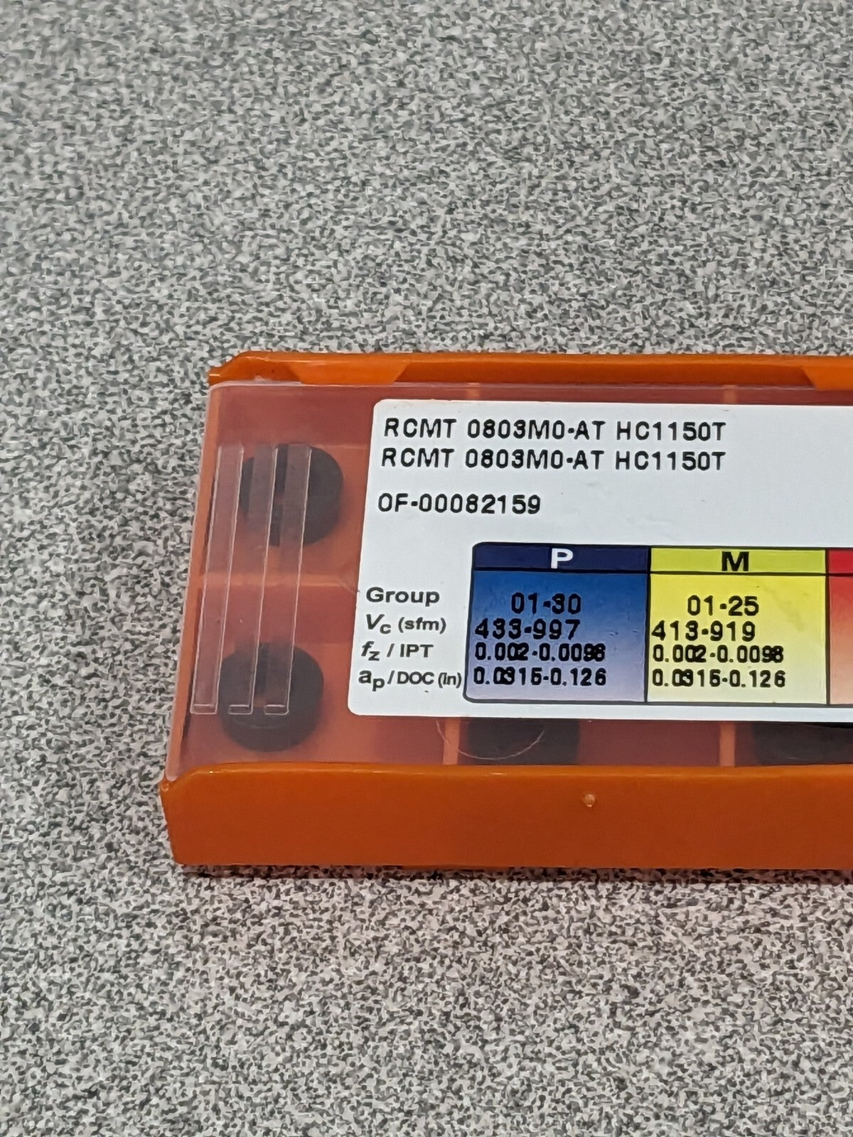 HERTEL Turning Insert: RCMT 0803M0AT HC1150T, Solid Carbide Qty 10 42803957