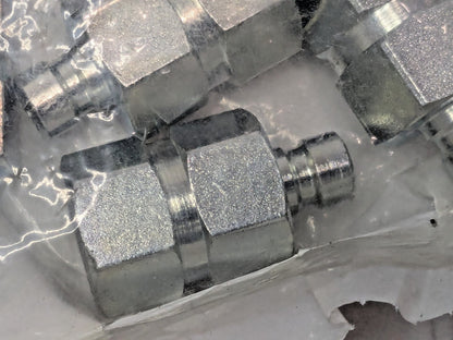 Parker Steel Hydraulic Quick Couplings 1/4" Body Dia X 3/8"-18NPTF QTY 10 PN253F