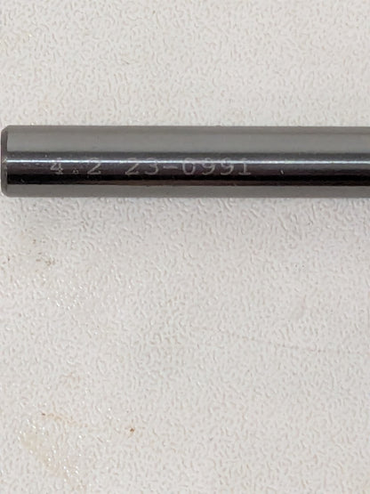OSG Jobber Length Drill Bit 4.20 mm (0.1654) Dia, 140º, Solid Carbide HP245-1654