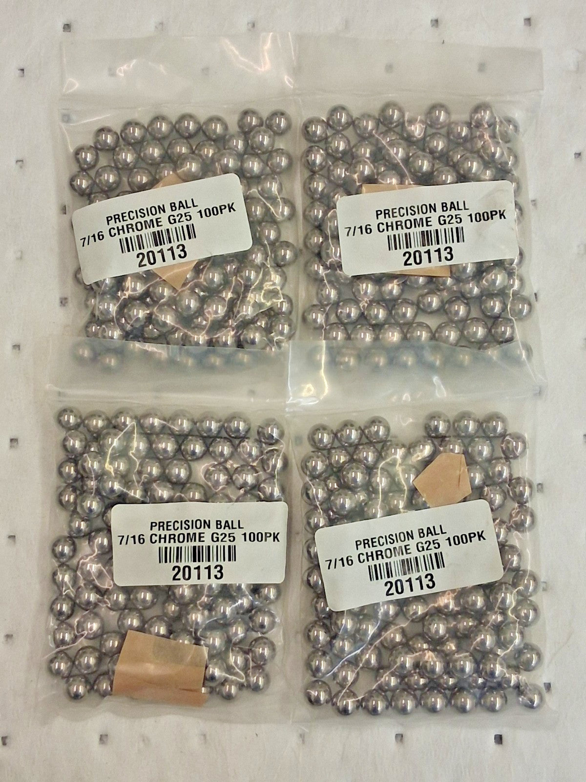 Pro Chrome Steel Balls QTY400 7/16" Dia Grade 25 20113