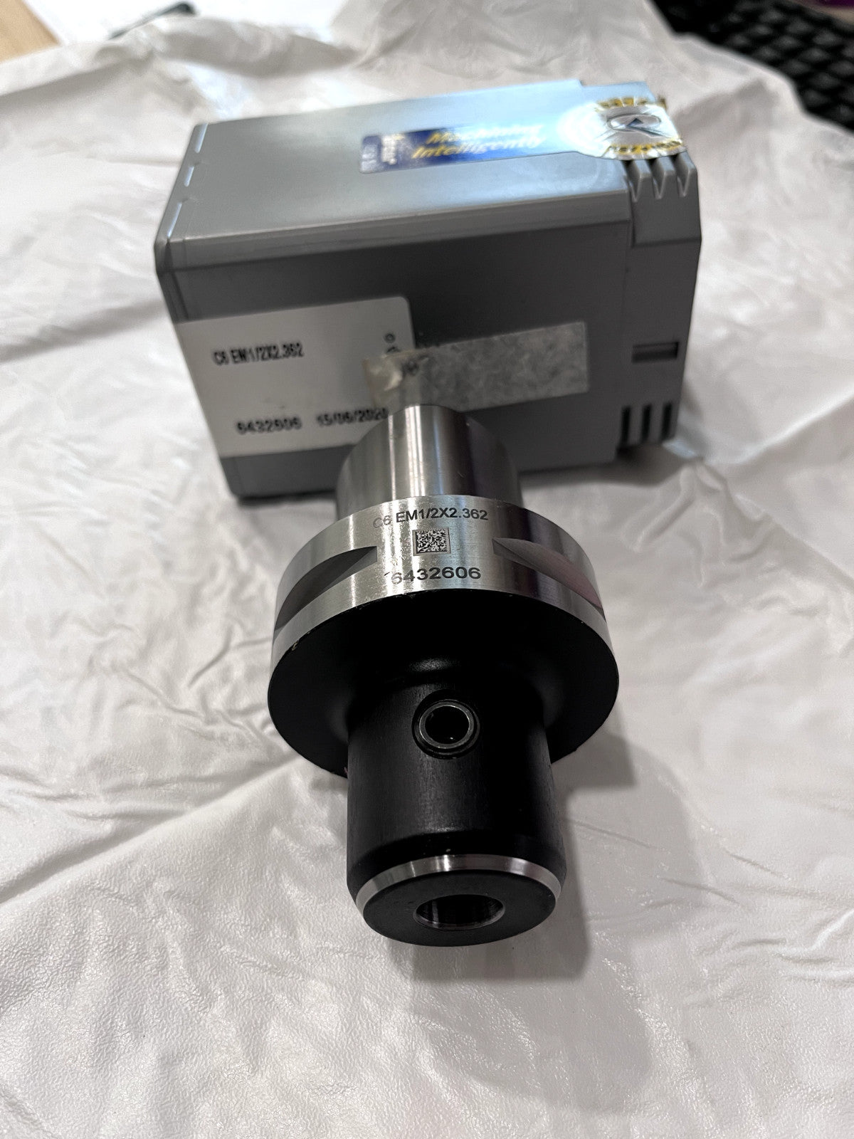 Iscar End Mill Holder: Modular Connection Shank, 1/2" Hole Dia 4561569