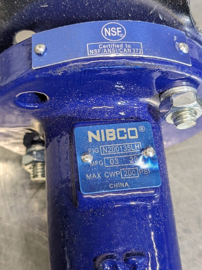 Nibco 6" Manual Cast Iron Wafer Style Butterfly Valve NLJ100K Parts / Repair