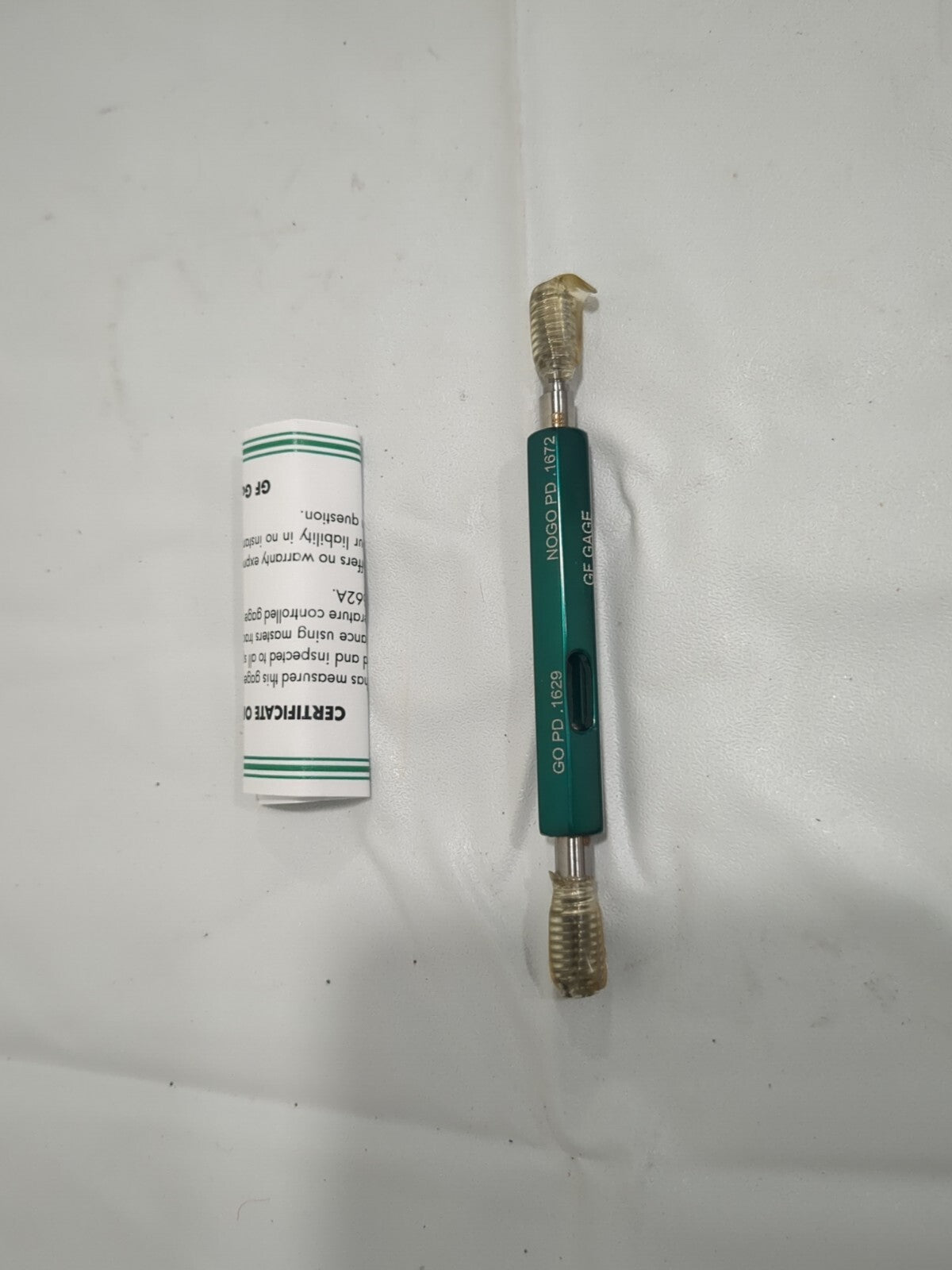 GF GAGE Plug Thread Gage #10-24 Thread 2B Class Double End W0190242BS