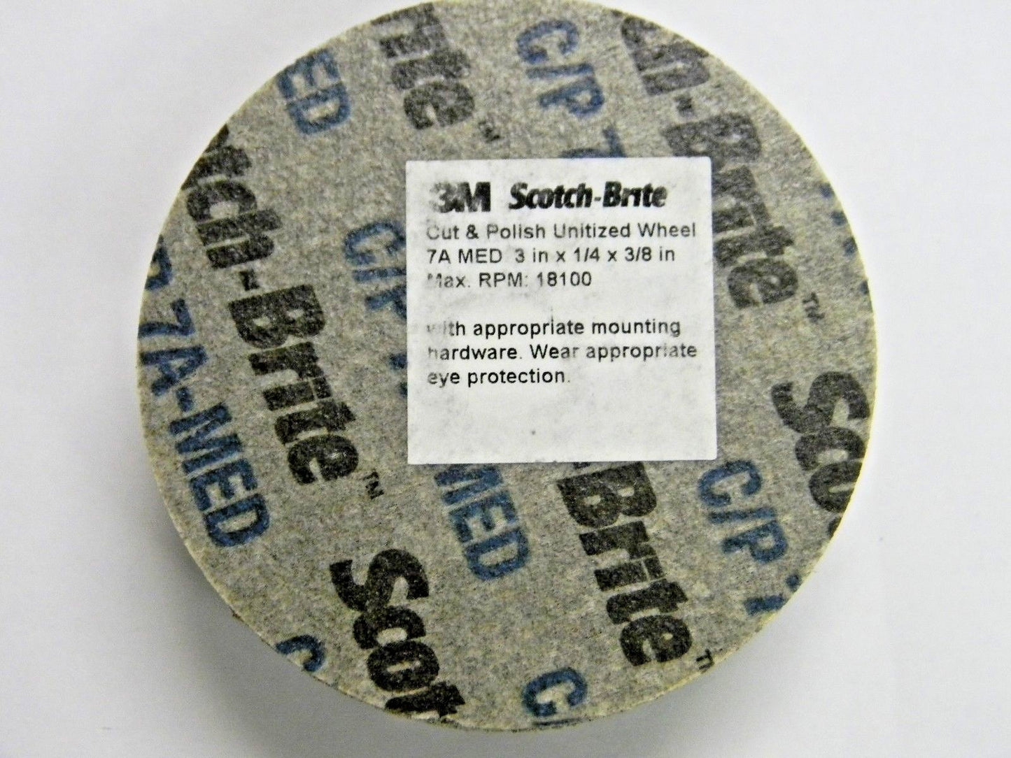 Scotch Brite 3m MED WHEEL UNITIZED CUT/POLISH QIA 5per lot  00048011151236